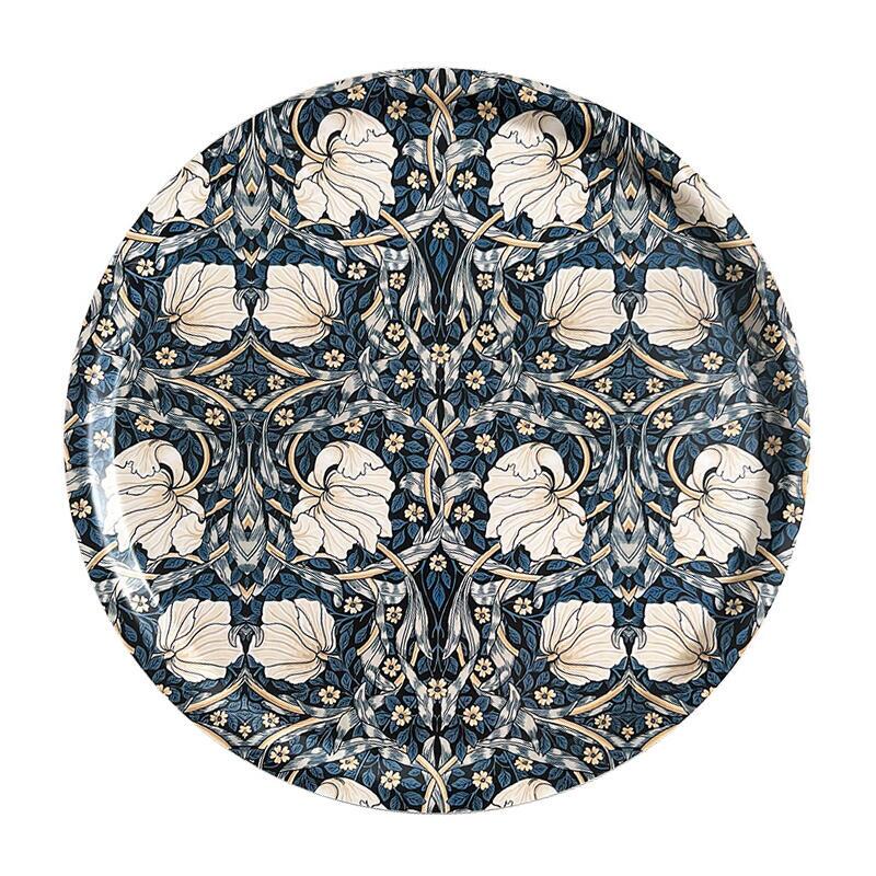 Round Tray Pimpernel Blue – William Morris Original